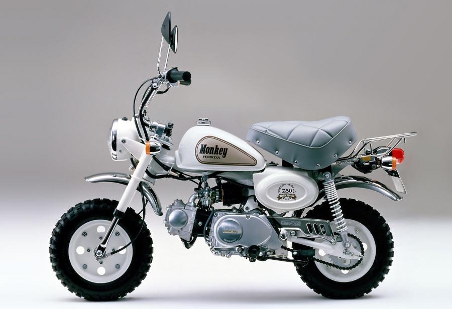 Honda Z50 Monkey White Special